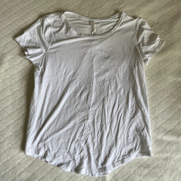 lululemon athletica Tops - Lululemon White Tee Shirt 4